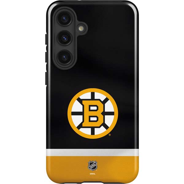 NHL Boston Bruins Jersey Galaxy S25 Impact Case