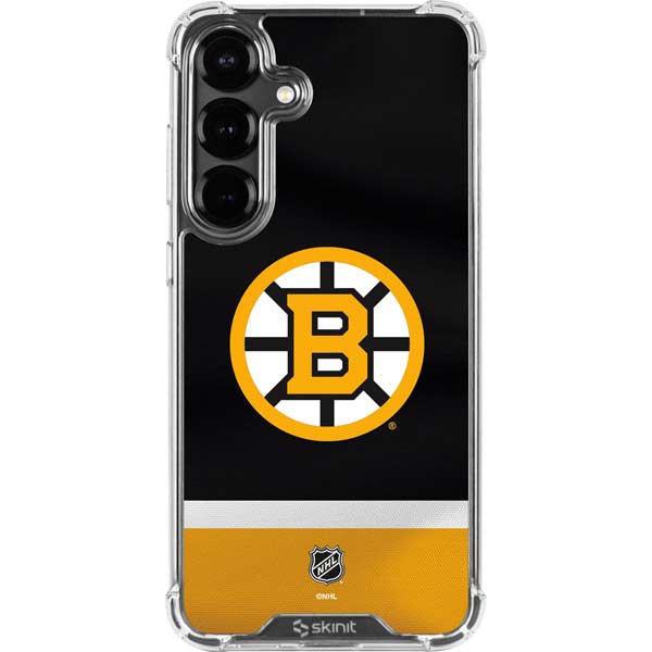 NHL Boston Bruins Jersey Galaxy S26 Clear Case