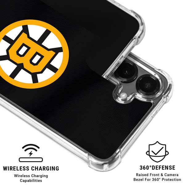 NHL Boston Bruins Jersey Galaxy S26 Clear Case