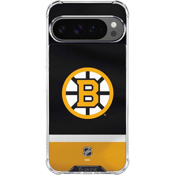 NHL Boston Bruins Jersey Google Pixel 10 Pro Clear Case