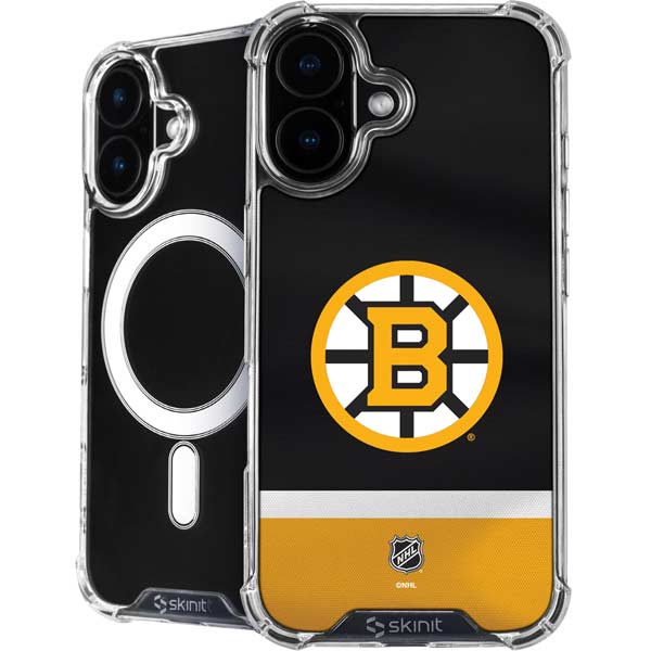 NHL Boston Bruins Jersey iPhone 16 MagSafe Case