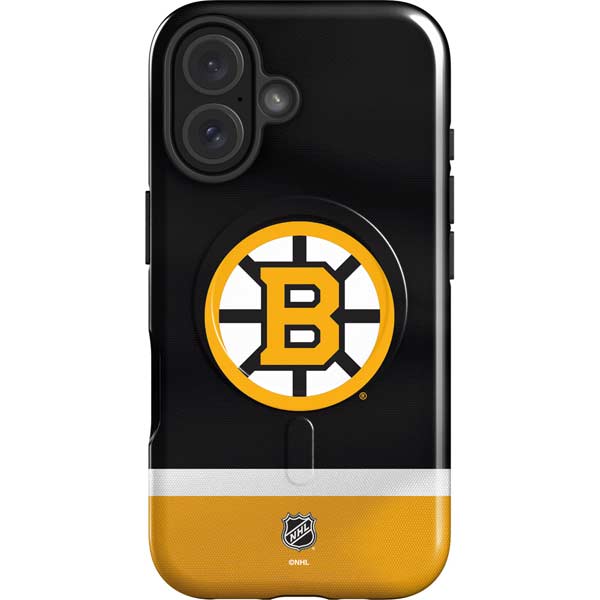 NHL Boston Bruins Jersey iPhone 16 Plus Magsafe Impact Case
