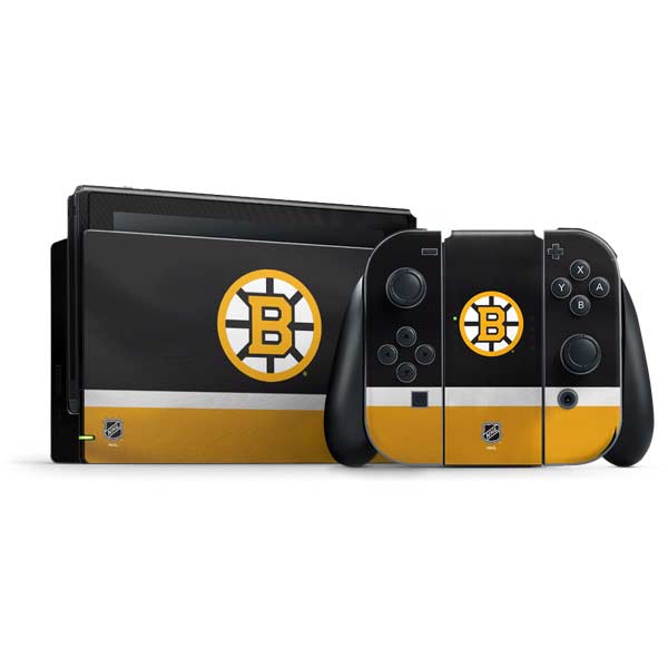 NHL Boston Bruins Jersey Nintendo Switch Bundle Skin