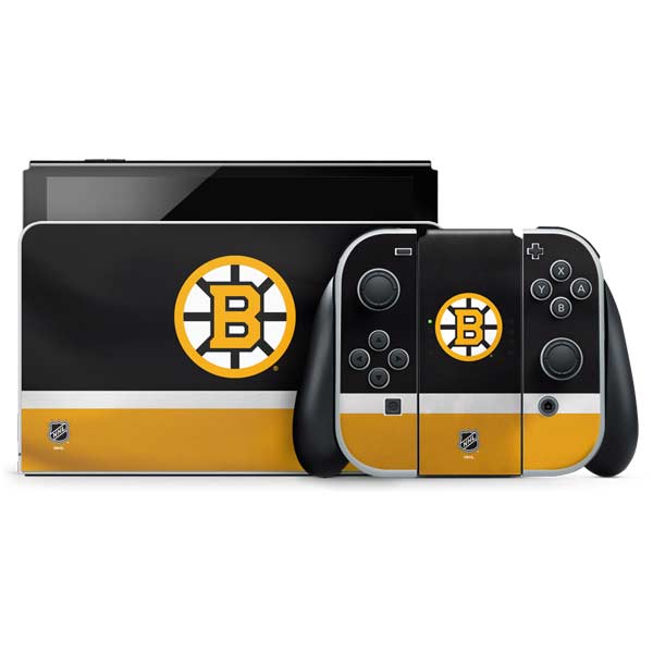 NHL Boston Bruins Jersey Nintendo Switch OLED (2021) Skin