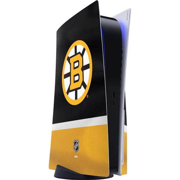 NHL Boston Bruins Jersey PS5 Console Skin
