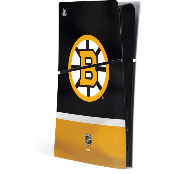 NHL Boston Bruins Jersey PS5 Slim Digital Edition Console Skin