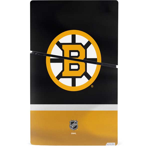 NHL Boston Bruins Jersey PS5 Slim Digital Edition Console Skin