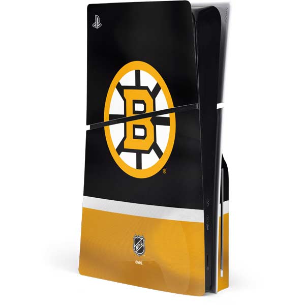 NHL Boston Bruins Jersey PS5 Slim Disk Console Skin