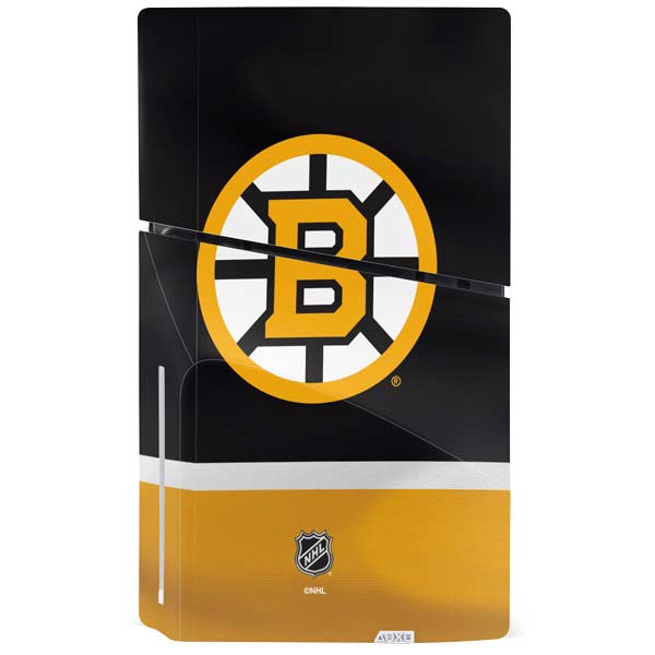 NHL Boston Bruins Jersey PS5 Slim Disk Console Skin