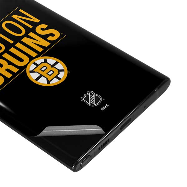 NHL Boston Bruins Lineup Galaxy Note 10 Plus Skin