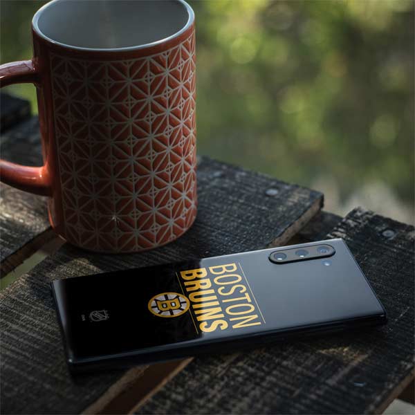 NHL Boston Bruins Lineup Galaxy Note 10 Skin