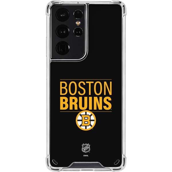NHL Boston Bruins Lineup Galaxy S21 Ultra 5G Clear Case
