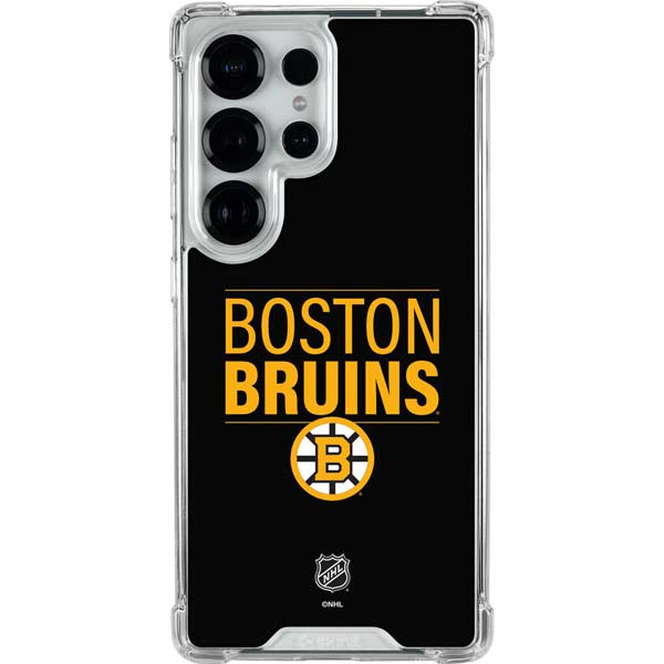NHL Boston Bruins Lineup Galaxy S25 Ultra Clear Case