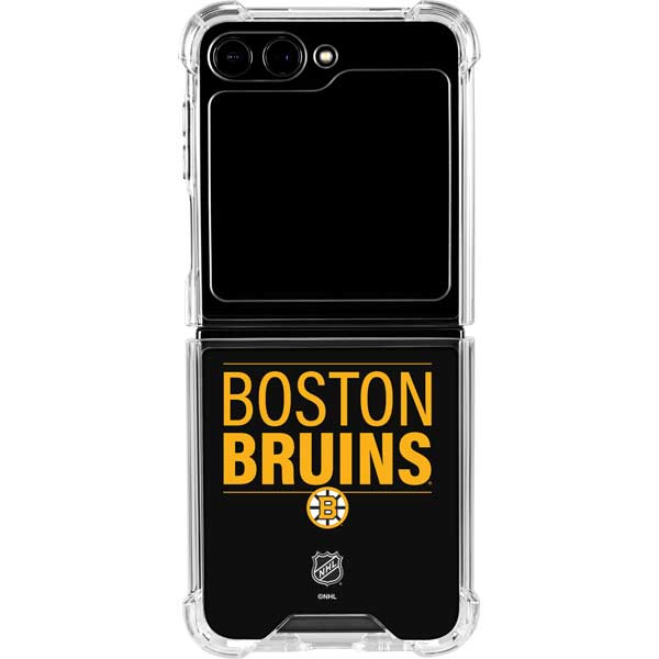 NHL Boston Bruins Lineup Galaxy Z Flip6 Clear Case