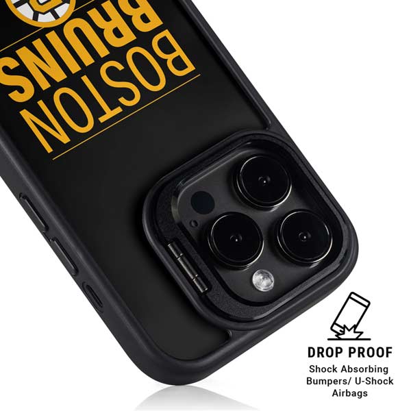NHL Boston Bruins Lineup iPhone 14 Pro Kickstand Case