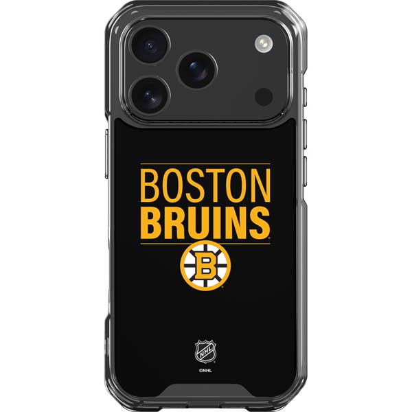 NHL Boston Bruins Lineup iPhone 17 Pro Clear Case
