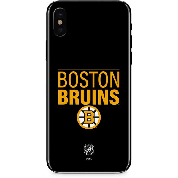 NHL Boston Bruins Lineup iPhone X Skin