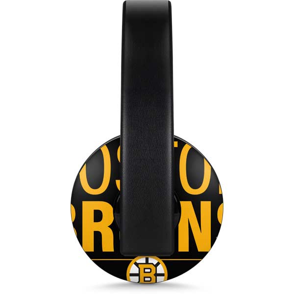 NHL Boston Bruins Lineup PlayStation 4 Gold Wireless Headset Skin