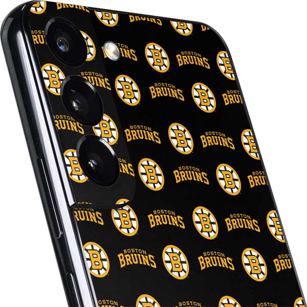 NHL Boston Bruins Pattern Galaxy S22 Skin
