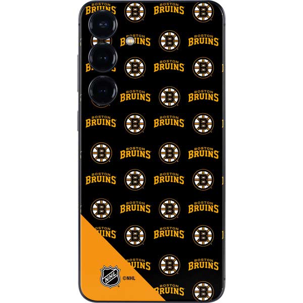 NHL Boston Bruins Pattern Galaxy S25 Skin