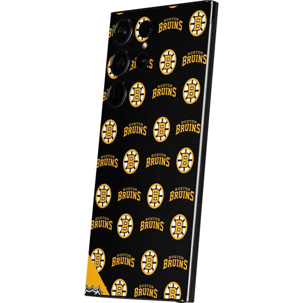 NHL Boston Bruins Pattern Galaxy S24 Ultra Skin