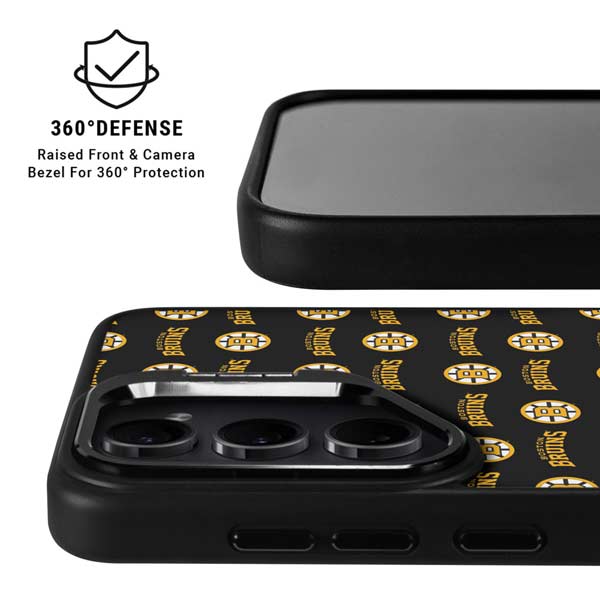 NHL Boston Bruins Pattern Galaxy S26 Ultra Kickstand Case