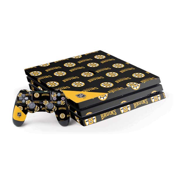 NHL Boston Bruins Pattern PS4 Pro Bundle Skin