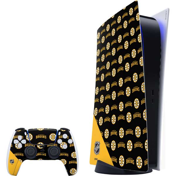 NHL Boston Bruins Pattern PS5 Bundle Skin
