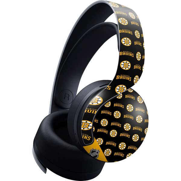 NHL Boston Bruins Pattern PULSE 3D Wireless Headset for PS5 Skin