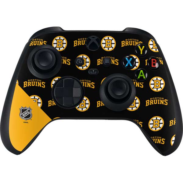 NHL Boston Bruins Pattern Xbox Series X Bundle Skin