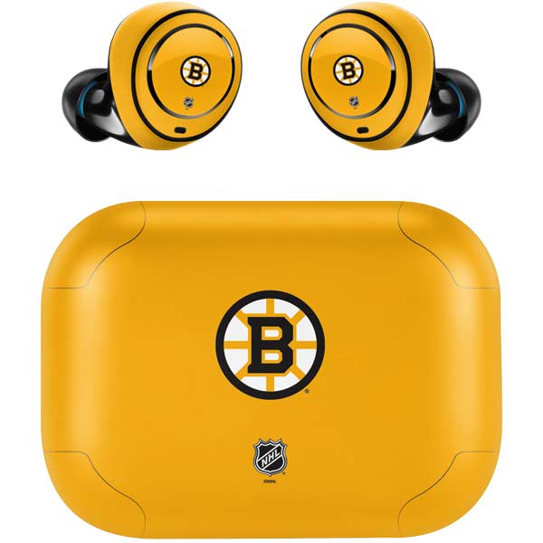 NHL Boston Bruins Solid Background Amazon Echo Buds Skin