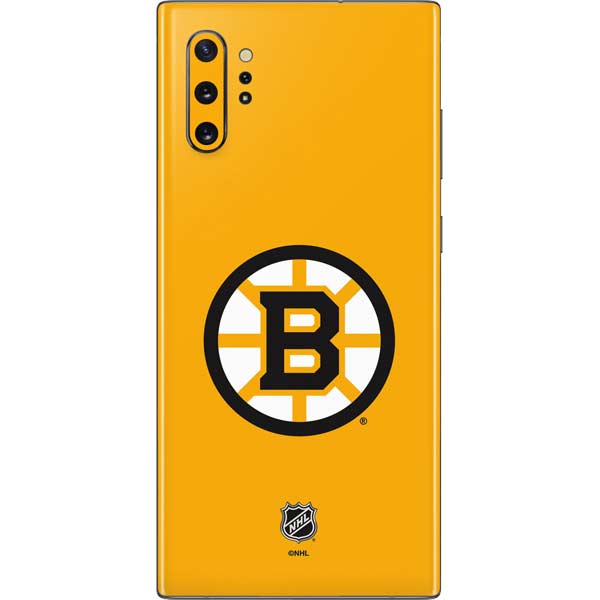 NHL Boston Bruins Solid Background Galaxy Note 10 Plus Skin