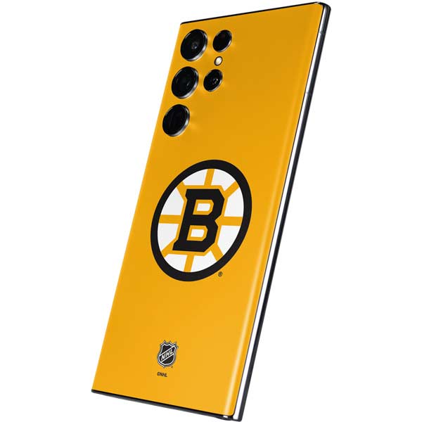 NHL Boston Bruins Solid Background Galaxy S22 Ultra Skin