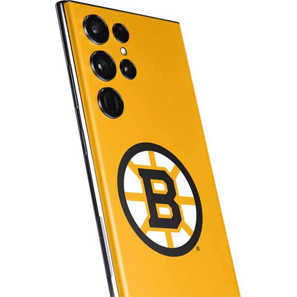 NHL Boston Bruins Solid Background Galaxy S22 Ultra Skin