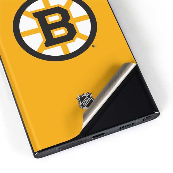 NHL Boston Bruins Solid Background Galaxy S22 Ultra Skin