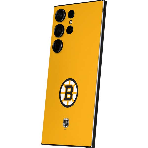 NHL Boston Bruins Solid Background Galaxy S24 Ultra Skin