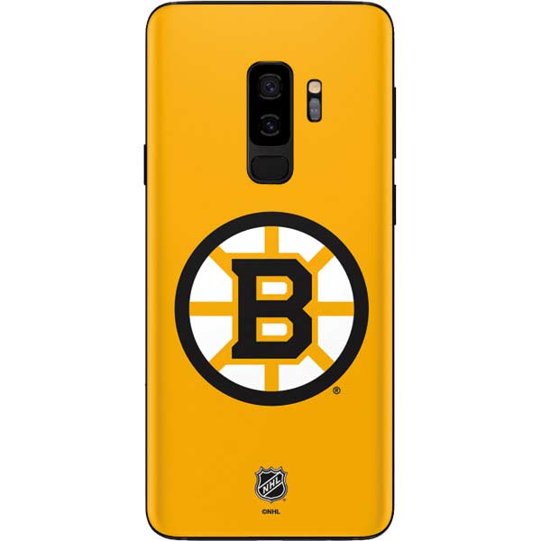 NHL Boston Bruins Solid Background Galaxy S9 Plus Skin