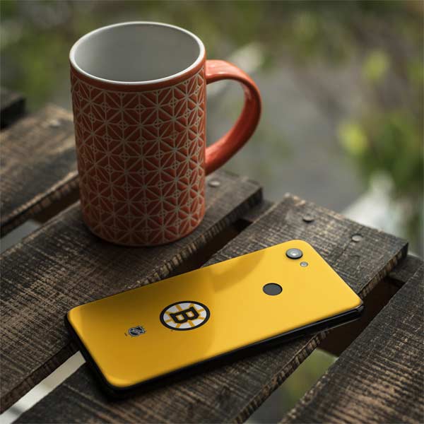 NHL Boston Bruins Solid Background Google Pixel 3a Skin