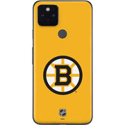 NHL Boston Bruins Solid Background Google Pixel 5 Skin