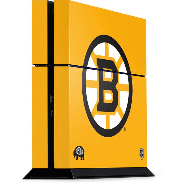 NHL Boston Bruins Solid Background PS4 Console Skin