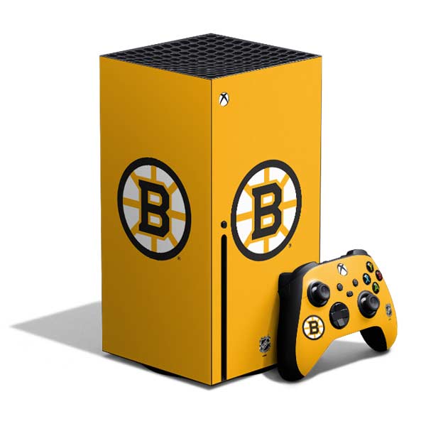 NHL Boston Bruins Solid Background Xbox Series X Bundle Skin