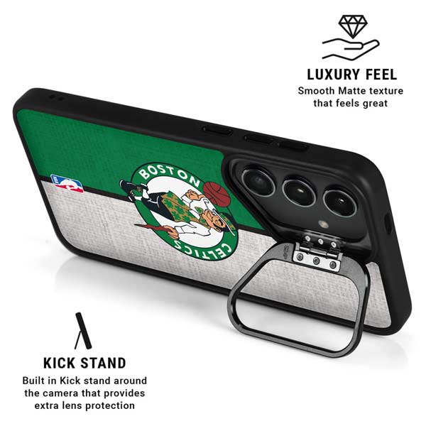 NBA Boston Celtics Canvas Galaxy S26 Ultra Kickstand Case