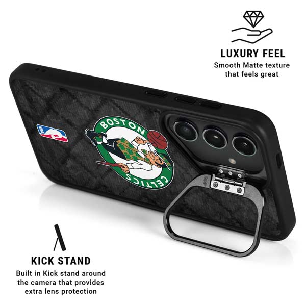 NBA Boston Celtics Dark Rust Galaxy S26 Ultra Kickstand Case
