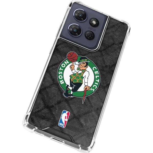NBA Boston Celtics Dark Rust Moto G Play 5G (2025) Clear Case