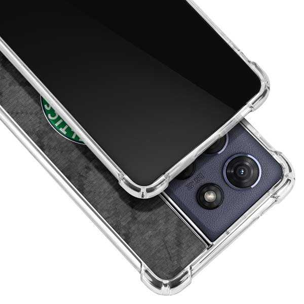 NBA Boston Celtics Dark Rust Moto G Play 5G (2025) Clear Case