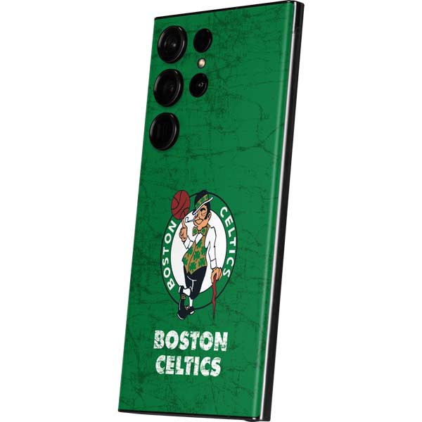 NBA Boston Celtics Green Primary Logo Galaxy Skins