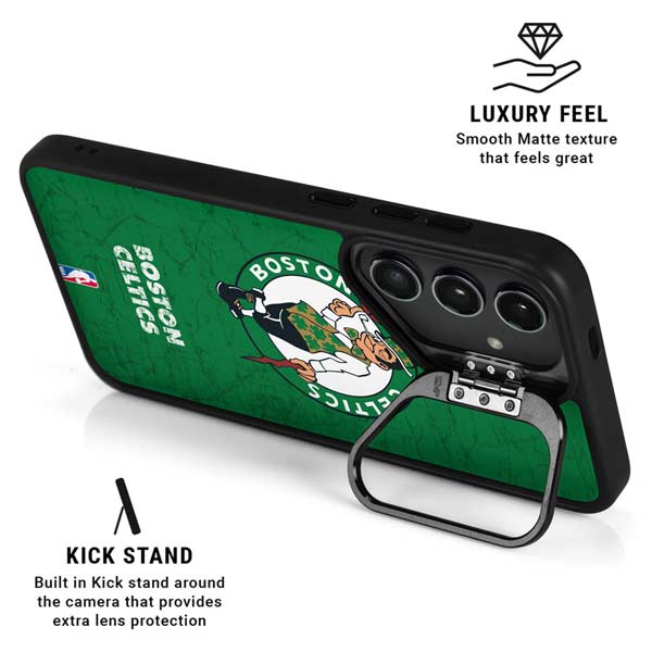 NBA Boston Celtics Green Primary Logo Galaxy S26 Plus Kickstand Case