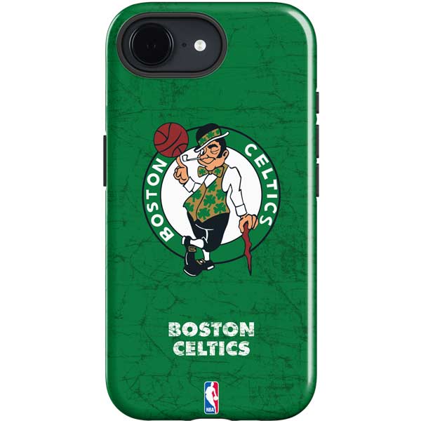 NBA Boston Celtics Green Primary Logo iPhone 16e Impact Case
