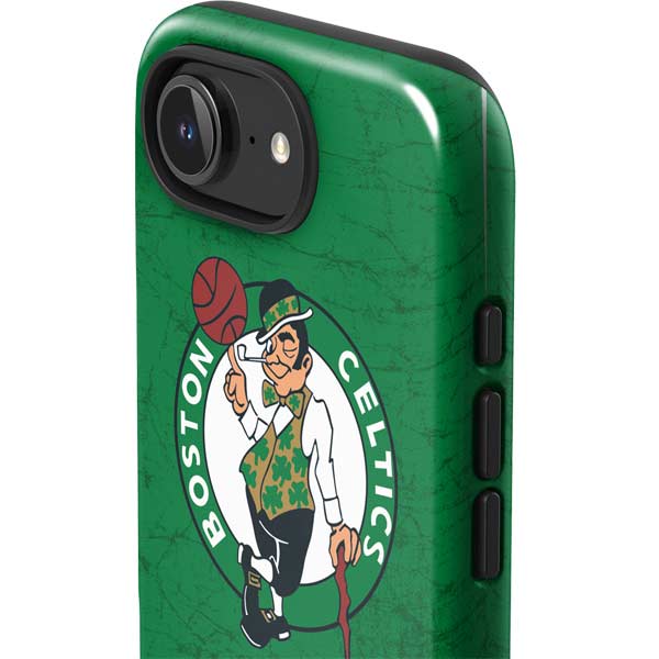 NBA Boston Celtics Green Primary Logo iPhone 16e Impact Case