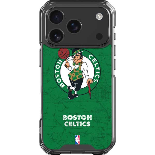 NBA Boston Celtics Green Primary Logo iPhone 17 Pro Clear Case